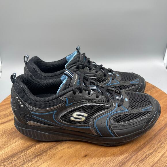 Skechers Shape Ups Shoes Womens Size 10 Black Toning Walking Workout Gym Running - Picture 1 of 8